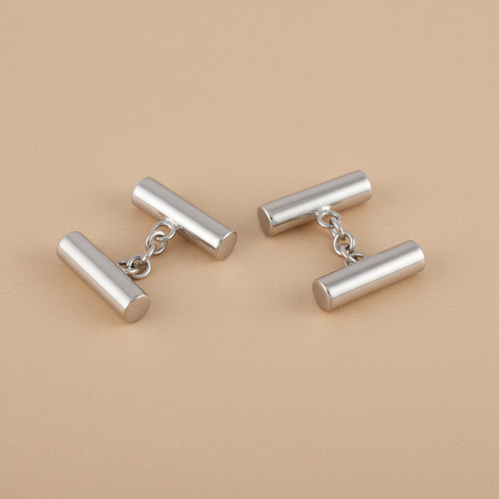 Classic 925 Sterling Silver Cufflink