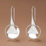 silver earrings