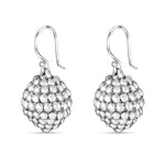 Load image into Gallery viewer, Berry Fruity Rhodium Plated 925 Sterling Silver Dangling Hook Earrings for Women
