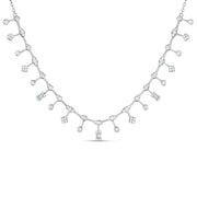 Celestial Diamond 925 Necklace with Adjustable Length