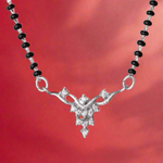 Load image into Gallery viewer, Mangalsutra in 925 Sterling Silver Rhodium Plated 17 inches
