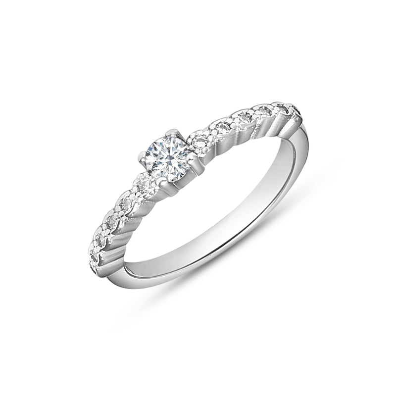 Classic Solitaire 925 Silver Ring