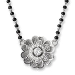 Load image into Gallery viewer, Aarambh Handmade Mangalsutra in 925 Sterling Silver Rhodium Plated 17 inches
