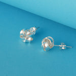 Load image into Gallery viewer, Permed Knot 925 Sterling Silver Stud Earrings
