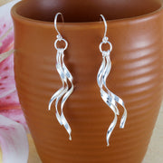 Nalini 925 Sterling Silver Dangling Hook Earrings for Women