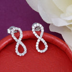 Load image into Gallery viewer, Infinity 925 Silver Earrings
