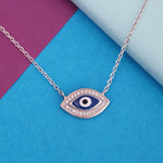 Load image into Gallery viewer, Evil Eye 925 Silver Pendant Chain
