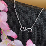 Load image into Gallery viewer, Infinity Love 925 Silver Necklace
