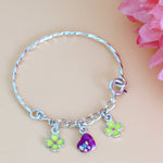 Load image into Gallery viewer, One Pair Bloom Kids 925 Silver Bracelet (For: Newborns to 3 years)
