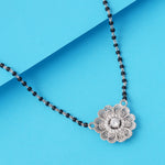 Load image into Gallery viewer, Aarambh Handmade Mangalsutra in 925 Sterling Silver Rhodium Plated 17 inches
