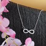 Load image into Gallery viewer, Infinite Love  925 Silver Necklace with Adjustable Length
