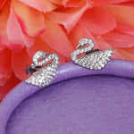 Load image into Gallery viewer, Swan 925 Sterling Silver Earrings
