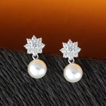 Load image into Gallery viewer, Pearl Glory Dangling 925 Sterling Silver Earrings
