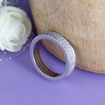 Load image into Gallery viewer, Shimmering  925 Sterling Silver Full Eternity Ring
