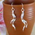 Load image into Gallery viewer, Nalini 925 Sterling Silver Dangling Hook Earrings for Women
