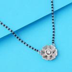 Load image into Gallery viewer, Handmade Mangalsutra in 925 Sterling Silver Rhodium Plated 17 inches
