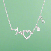 Silver pendant with chain