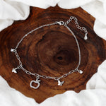 Load image into Gallery viewer, Madhuban Apple 925 Sterling Silver Anklets with Adjustable Length
