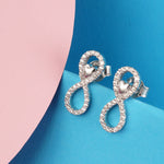 Load image into Gallery viewer, Infinite Love 925 Silver Earrings
