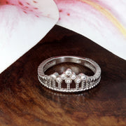 Queens Crown 925 Sterling Silver Ring