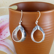Tribe 925 Sterling Silver Hook Earrings for Women's