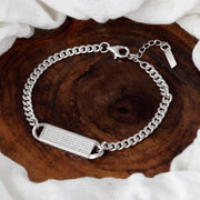 Pasha Alpine 925 Sterling Slver Bracelet with Adjustable Length