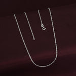 Load image into Gallery viewer, Silver Rope 925 Sterling Silver Chain
