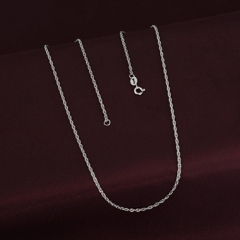 Silver Rope 925 Sterling Silver Chain