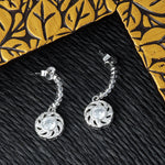 Load image into Gallery viewer, Mynthia Solitaire Bali 925 Sterling Silver Earrings
