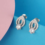 Load image into Gallery viewer, Pratibha Solitaire 925 Silver Earrings

