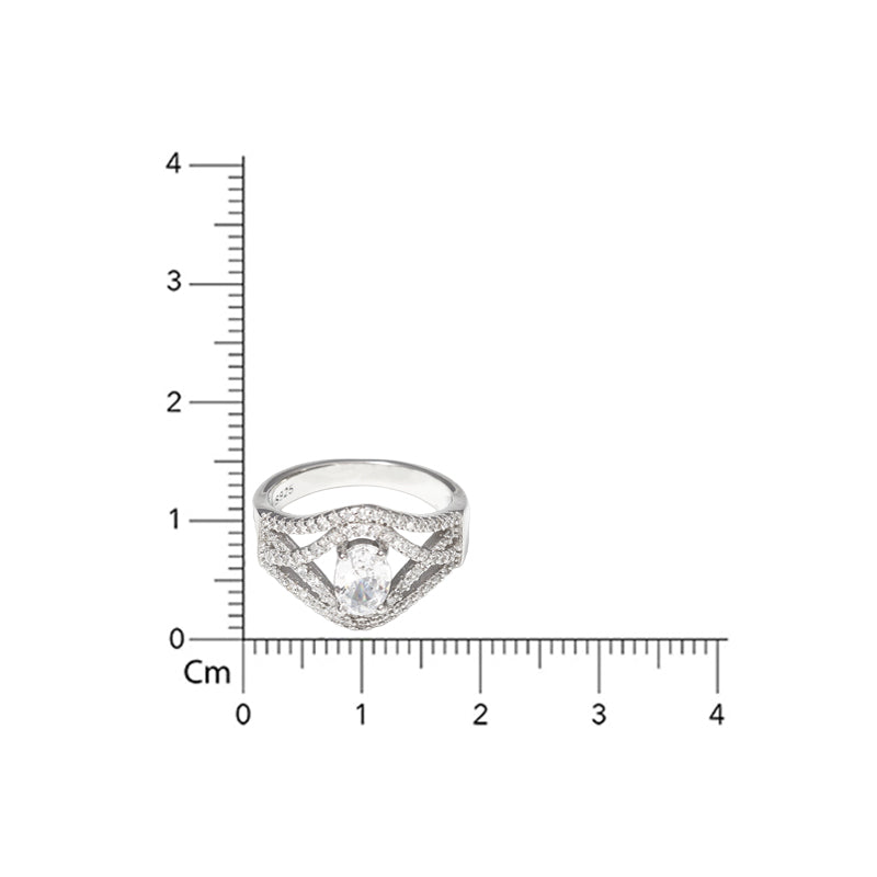 Magnus Solitaire Collection 925 Silver Ring