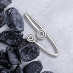 Load image into Gallery viewer, Love 925 Sterling Silver Bracelet - Free Size
