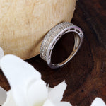 Load image into Gallery viewer, Sparkling Eternity Baguette  925 Sterling Silver Ring
