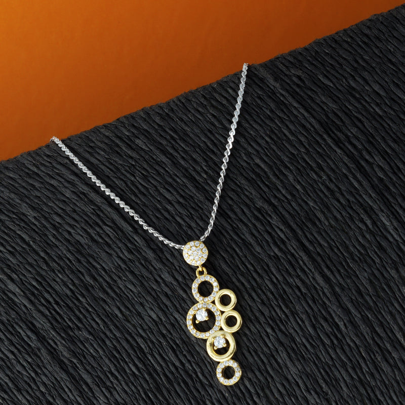 Yuva Fervor 925 Silver Pendant with Chain