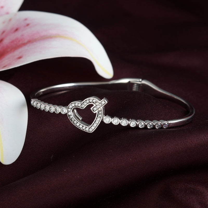 Heart Diluxe 925 Sterling Silver Bracelet