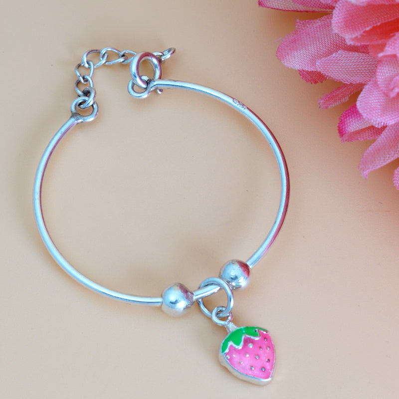 One Pair Bloom Kids 925 Silver Bracelet (Age group: Newborn to 3 years)