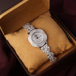 Load image into Gallery viewer, Women&#39;s 925 Sterling Silver Watch with Bracelet Belt
