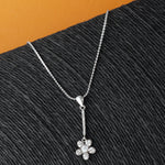 Load image into Gallery viewer, Yuva Flower 925 Silver Pendant with Chain

