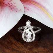 Myrna Pear 925 Sterling Silver Ring