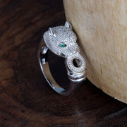 Panthera Novel 925 Sterling Silver Ring