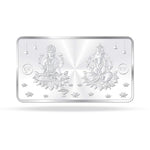 Load image into Gallery viewer, Ganesh Lakshmi (Rectangular - Yantra) 999 purity Silver Coins  Available in 10 GMS
