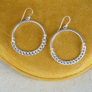 Link 925 Sterling Silver Earrings