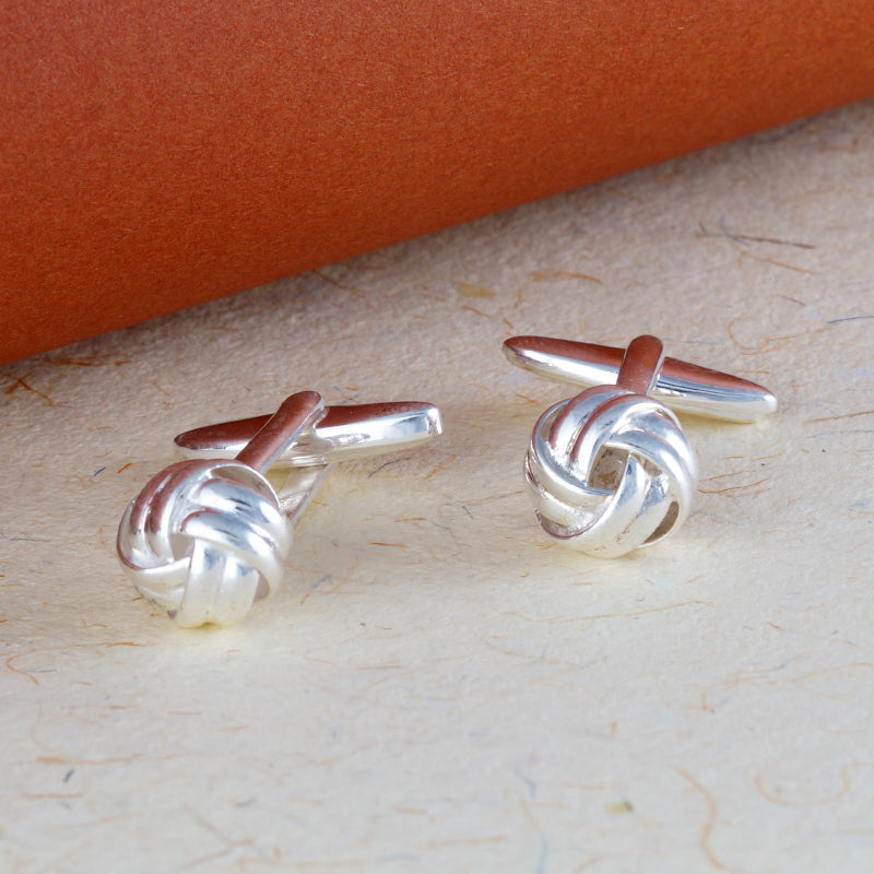 Classic Knots 925 Sterling Silver Cufflink