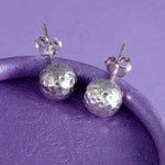Load image into Gallery viewer, Dazzle 925 Sterling Plain Silver Stud Earrings
