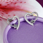 Load image into Gallery viewer, Star Heart 925 Sterling Silver Earrings
