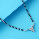 Load image into Gallery viewer, Mangalsutra in 925 Sterling Silver Rhodium Plated 17 inches
