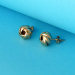 Load image into Gallery viewer, Swirl Knot 925 Sterling Silver Stud Earrings
