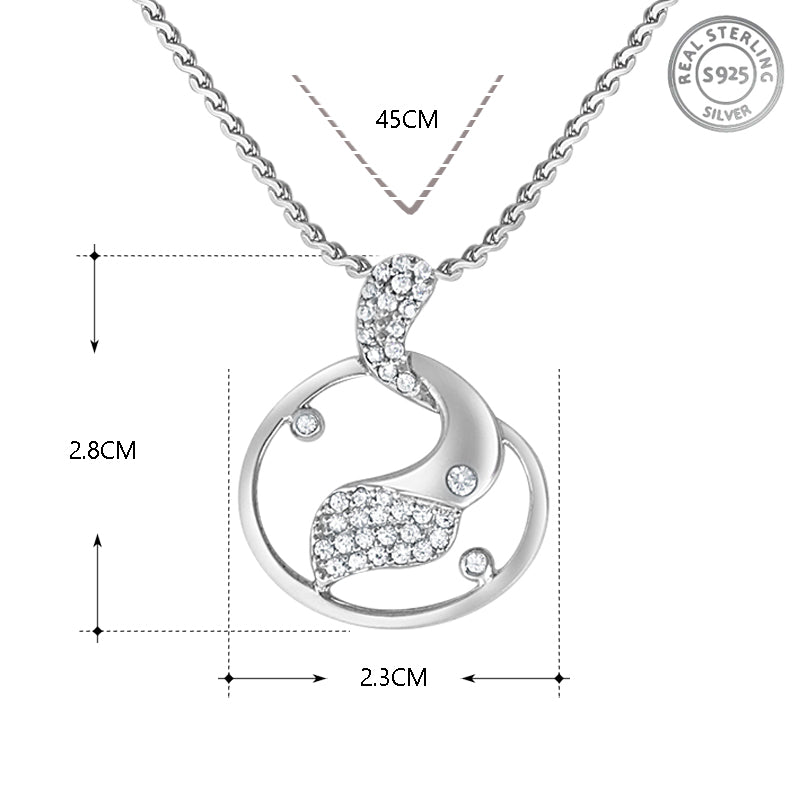 Yuva Luxe 925 Silver Pendant with Chain