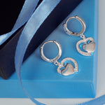 Load image into Gallery viewer, Heart Bali 925 Silver Earrings
