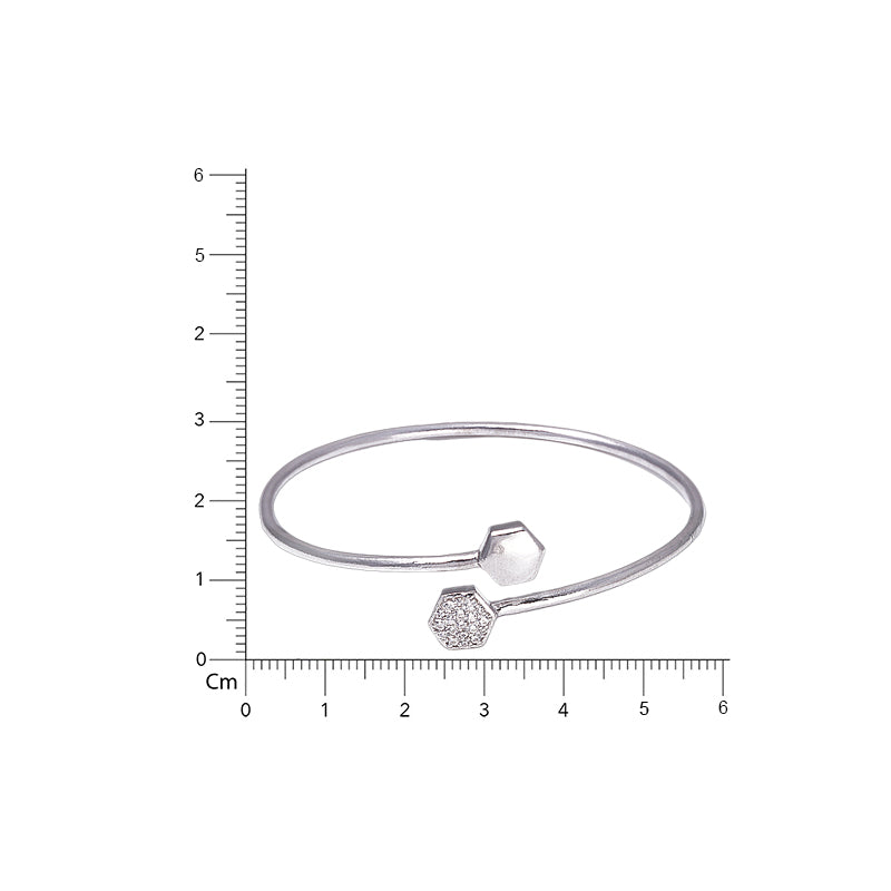 Morendale 925 Silver Bangle TBR-807